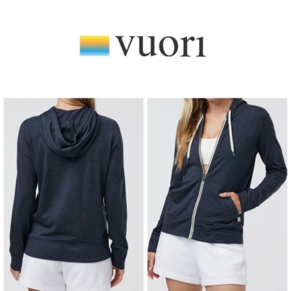 Vuori Women's Classic Navy Hoodie